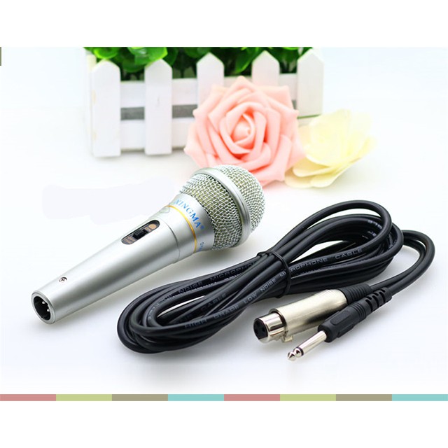 Mic hát karaoke CHỐNG HÚ RÍT, Micro Karaoke XINGMA AK-319  lọc âm cực tốt - Giá siêu rẻ - Bảo hành uy tín