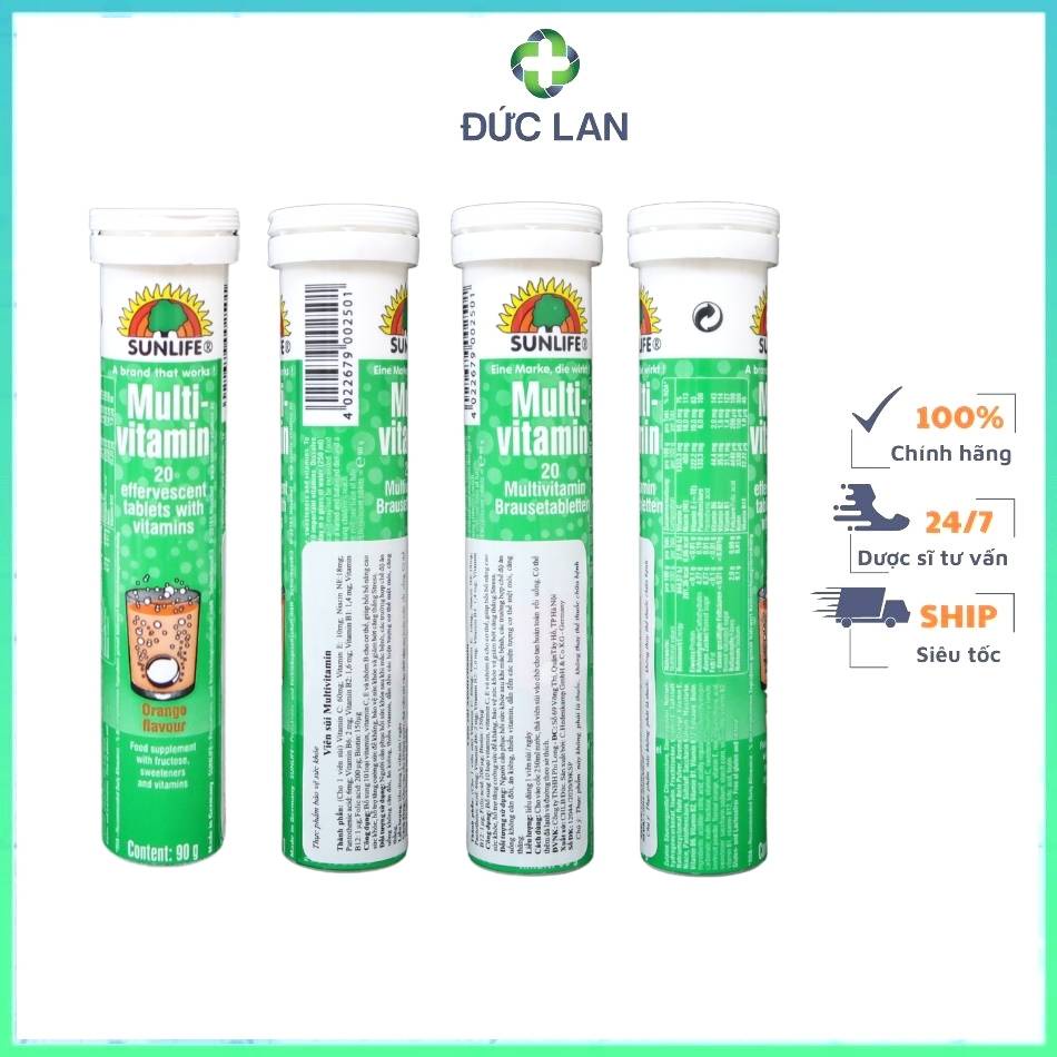 SUNLIFE MULTI-VITAMIN - BỔ SUNG VITAMIN, TĂNG CƯỜNG SỨC KHỎE.