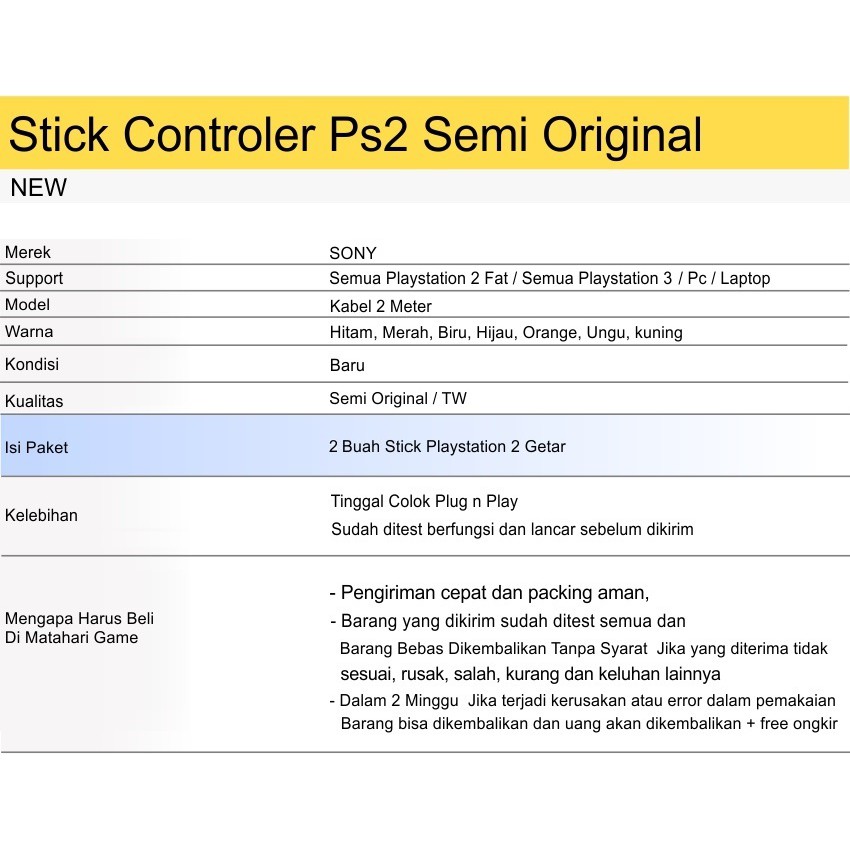 Gậy Rung Dualshock Stick Playstation 2 Màu Đen