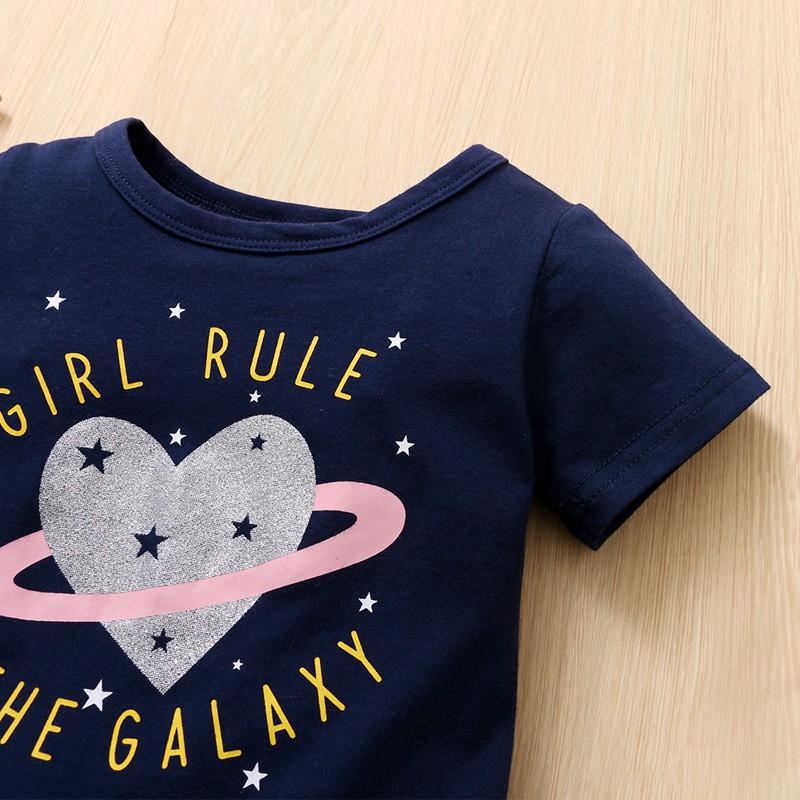 Đầm Mikrdoo vải cotton thiết kế tay ngắn đáng yêu thoải mái dành cho bé