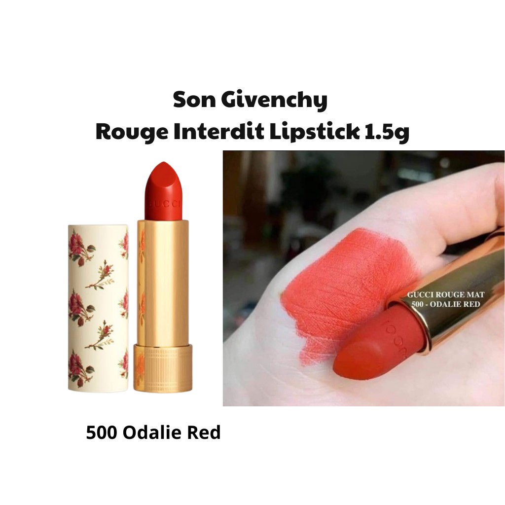 Son Gucci Rouge À Lèvres Voile Vỏ Hoa mini 1.3g đủ tone hot hit