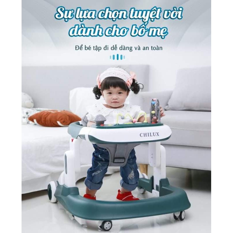 [CHUBBYSHOP] Xe tập đi cho bé chữ U Chilux Walk-S đa năng tạo cho bé phương hướng cố định khi di chuyển