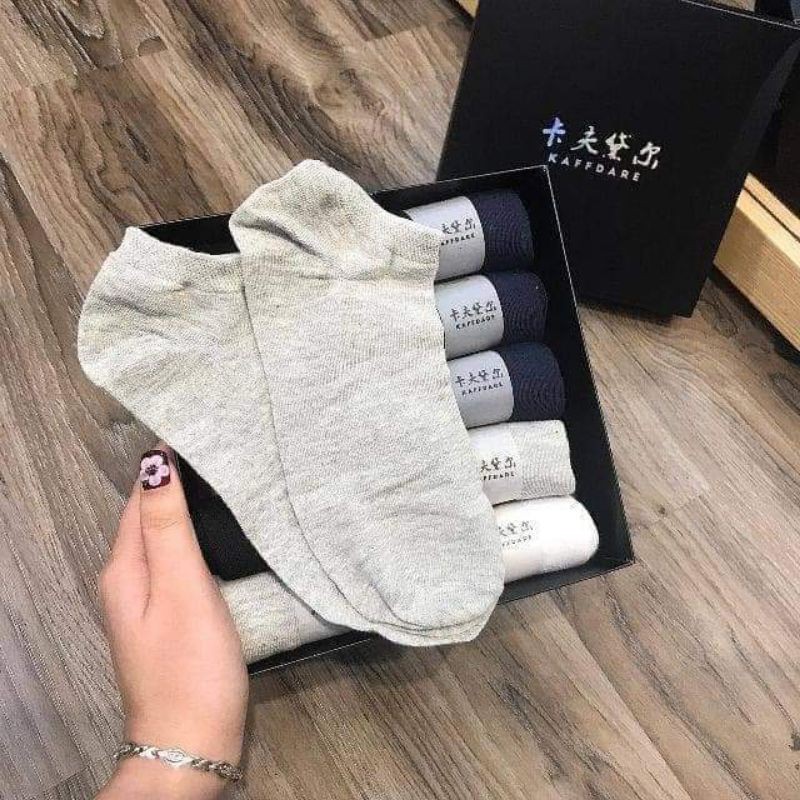 Hộp 10 Tất Chống Thối Chân Nam❤FREESHIP❤ Tất Nam Chống Thối Cổ Ngắn Mềm Mại Thấm Hút TXHQ