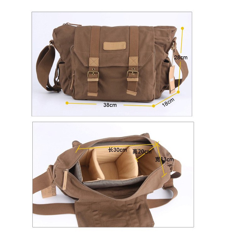 Túi máy ảnh CADEN F1 vải canvas