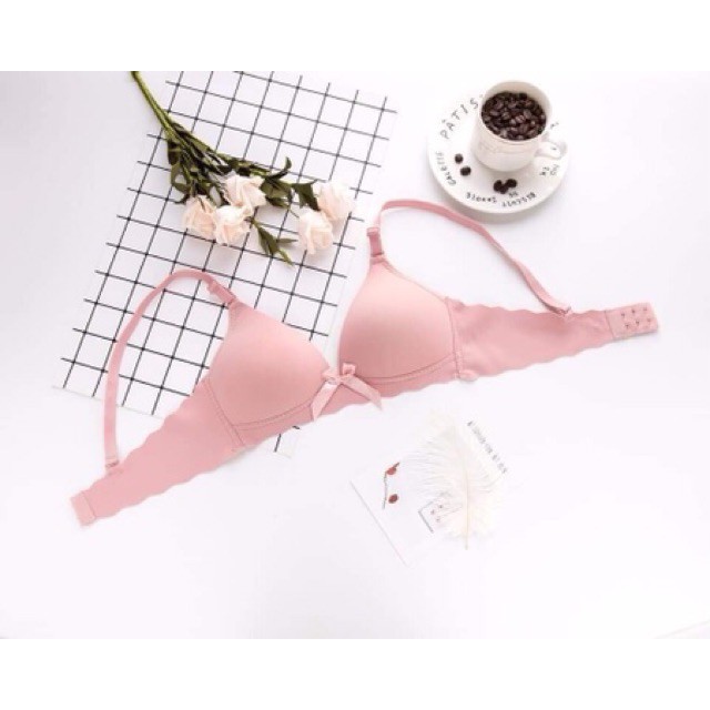 Áo Lót Đúc Su Không Gọng Đệm Mỏng Đính Nơ Mềm Nhẹ MS6690 | BigBuy360 - bigbuy360.vn