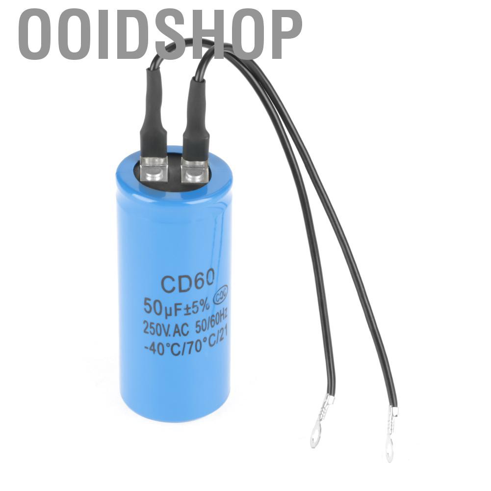 Tụ điện CD60 250V AC 50UF 50/ 60HZ tiện lợi dành cho máy nén khí