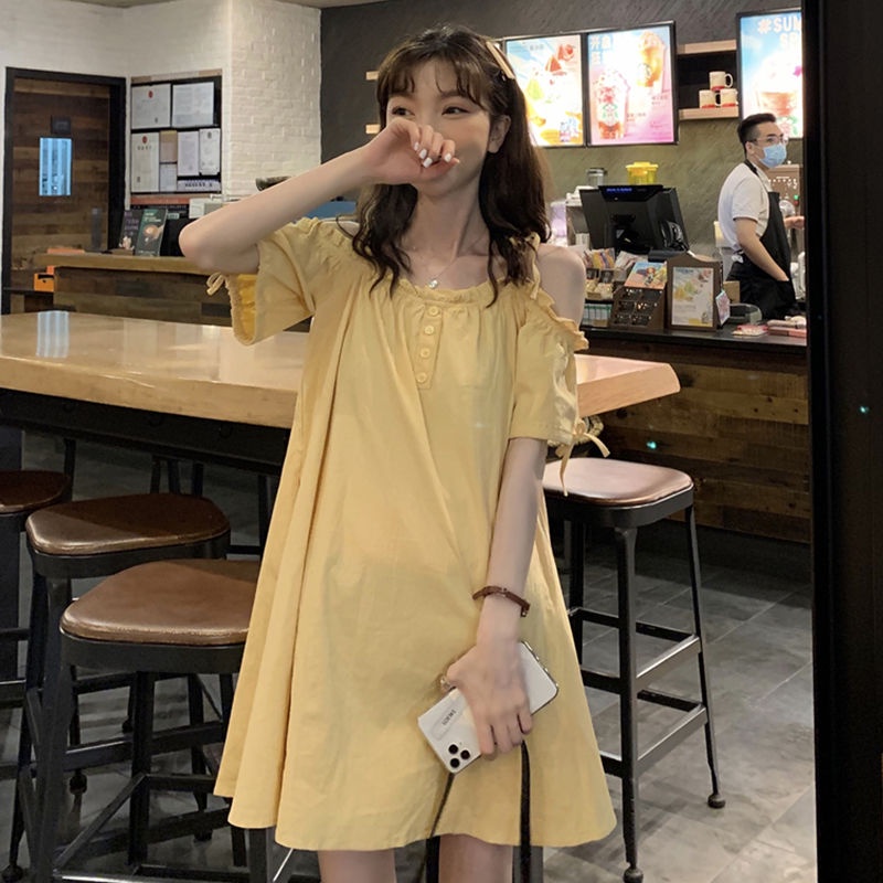 Đầm Tay Phồng Form Rộng Thời Trang Dành Cho Nữ