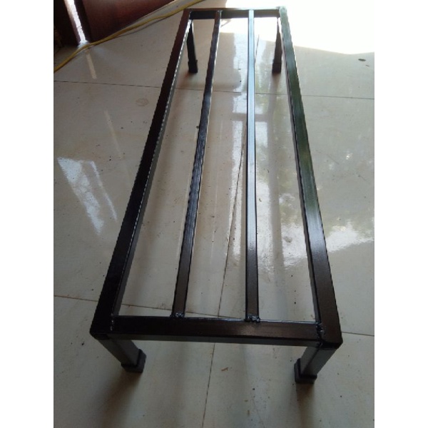 Kệ kê chậu hoa cây cảnh Dài 80cm. Rộng 25cm. Cao 15-20cm. 2 nan phu. thép hộp 2*2cm