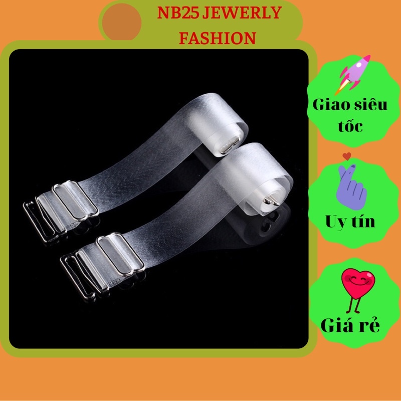 Dây áo ngực trong suốt  dùng thay thế các loại dây áo màu giúp các bạn nữ tự tin hơn