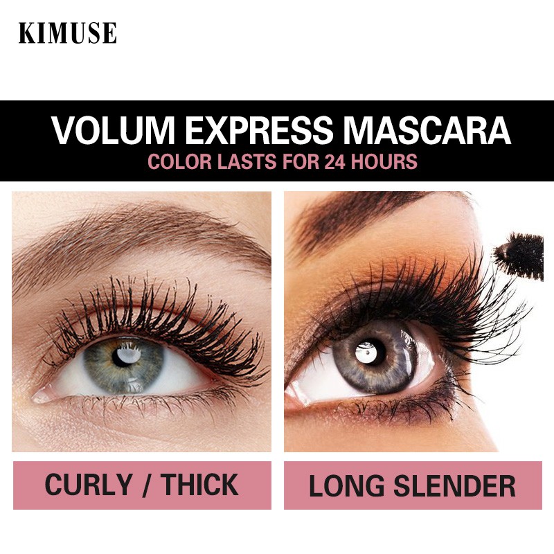 Mascara chuốt mi Kimuse kéo dài làm dày mi không thấm nước 8g