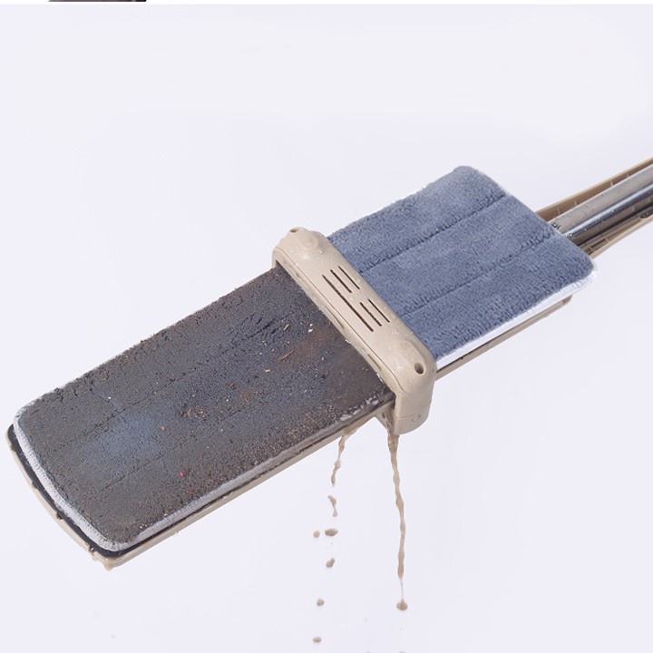 Cây lau nhà tự vắt Spin Mop xoay 360, chổi lau nhà tự vắt siêu sạch - TẶNG KÈM 2 BÔNG LAU