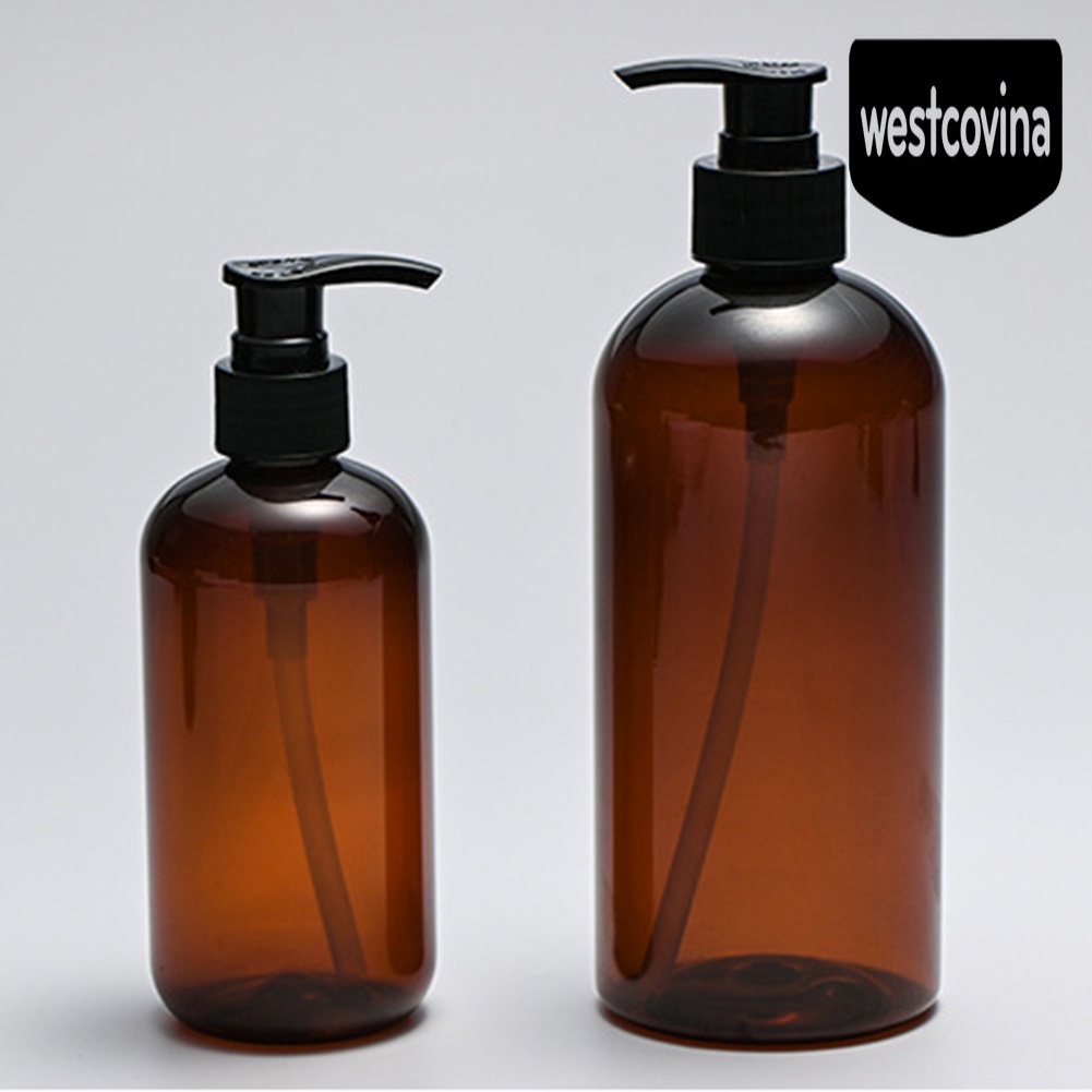 [Hot]☀ Bình Rỗng Trong Suốt Dạng Ấn Đựng Xà Phòng Dung Tích 250 / 500ml