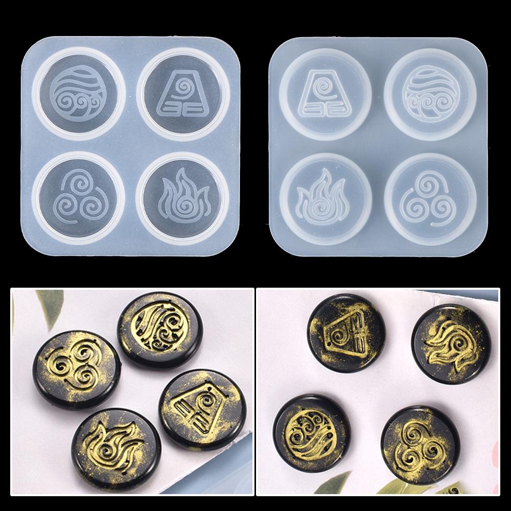 Khuôn Mặt Dây Chuyền Đĩa MAG Mới|Khuôn Silicon Trong Suốt Làm Đồ Thủ Công Tiện Dụng