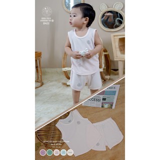 Bộ ba lỗ HRNEE vải sợi sồi Modal