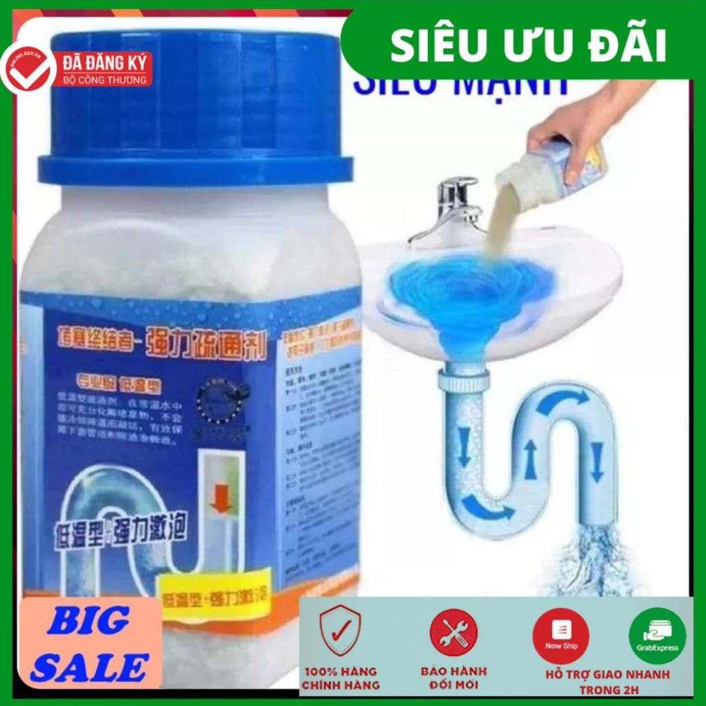 Bột thông tắc cống, Toilet, Bồn rửa bát, Chậu rửa mặt – Xử lý tắc nghẽn đường ống, bồn cầu cực mạnh , Khử mùi hôi .