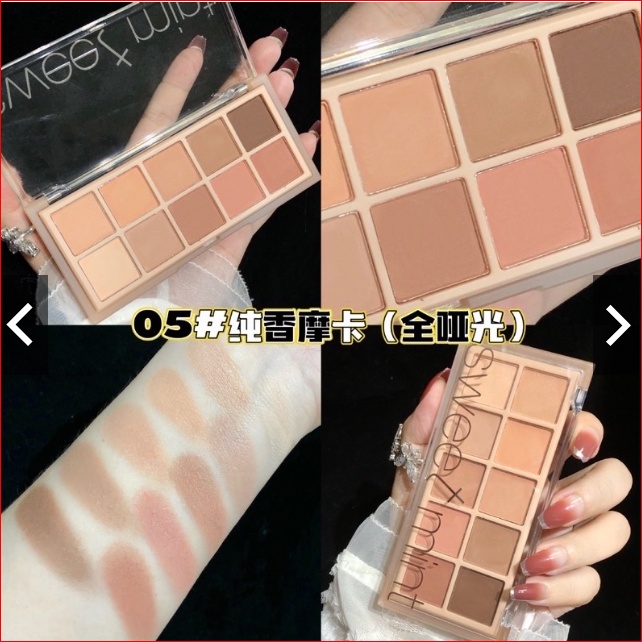 Bảng Mắt nhũ lì 10 màu sweet mint