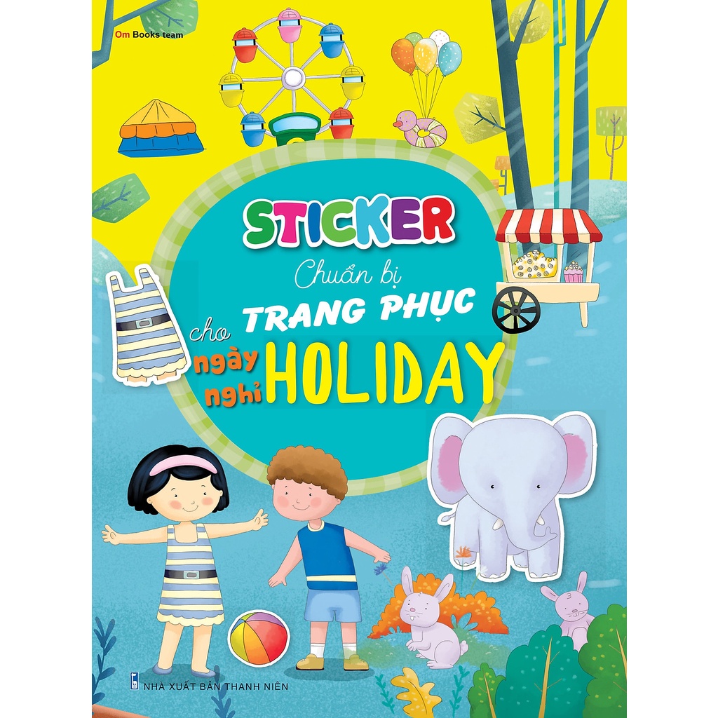 Sách - Combo 6 cuốn : Sticker chuẩn bị trang phục