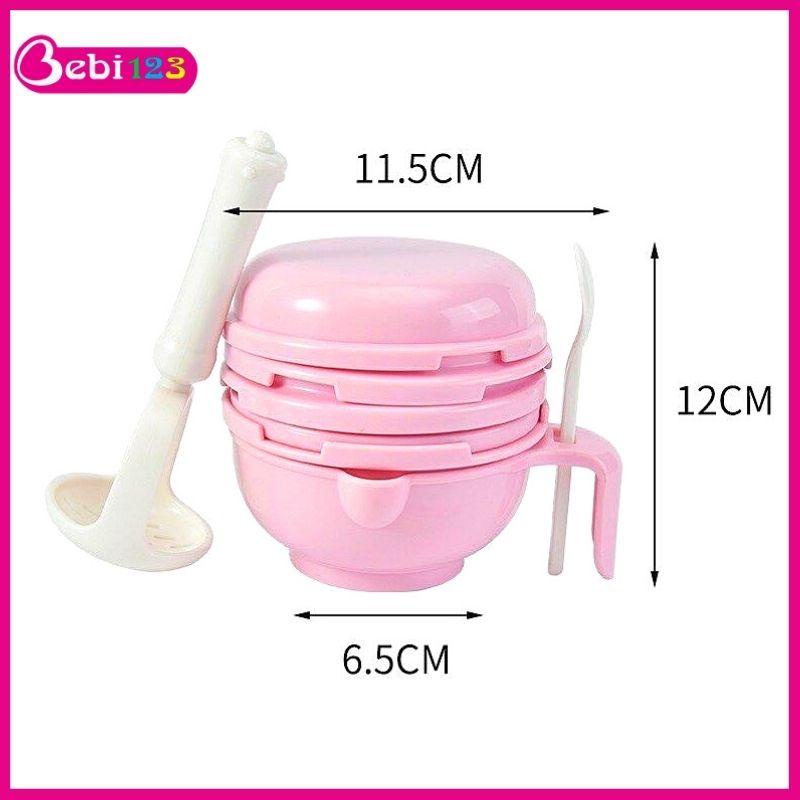 Bộ chế biến ăn dặm 10 chi tiết kiểu Nhật cho bé