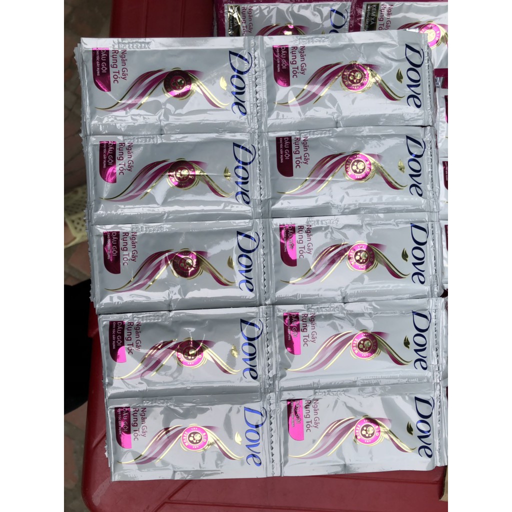 DÂY DẦU GỘI DẦU DOVE NGĂN GÃY RỤNG TÓC 12 GÓI X6G