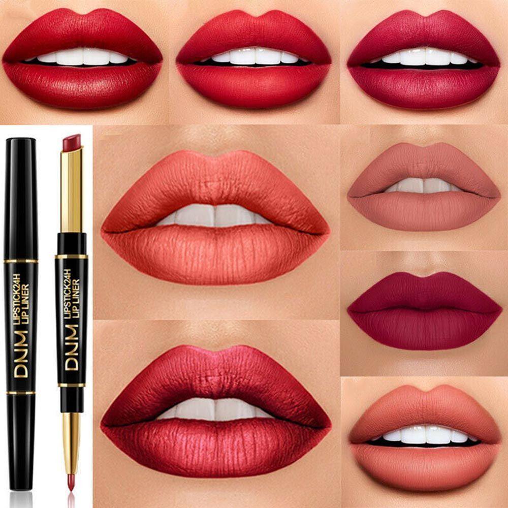 XIANTIN Bút Kẻ Viền Môi 2 Trong 1 Chống Thấm Nước Lâu Trôi