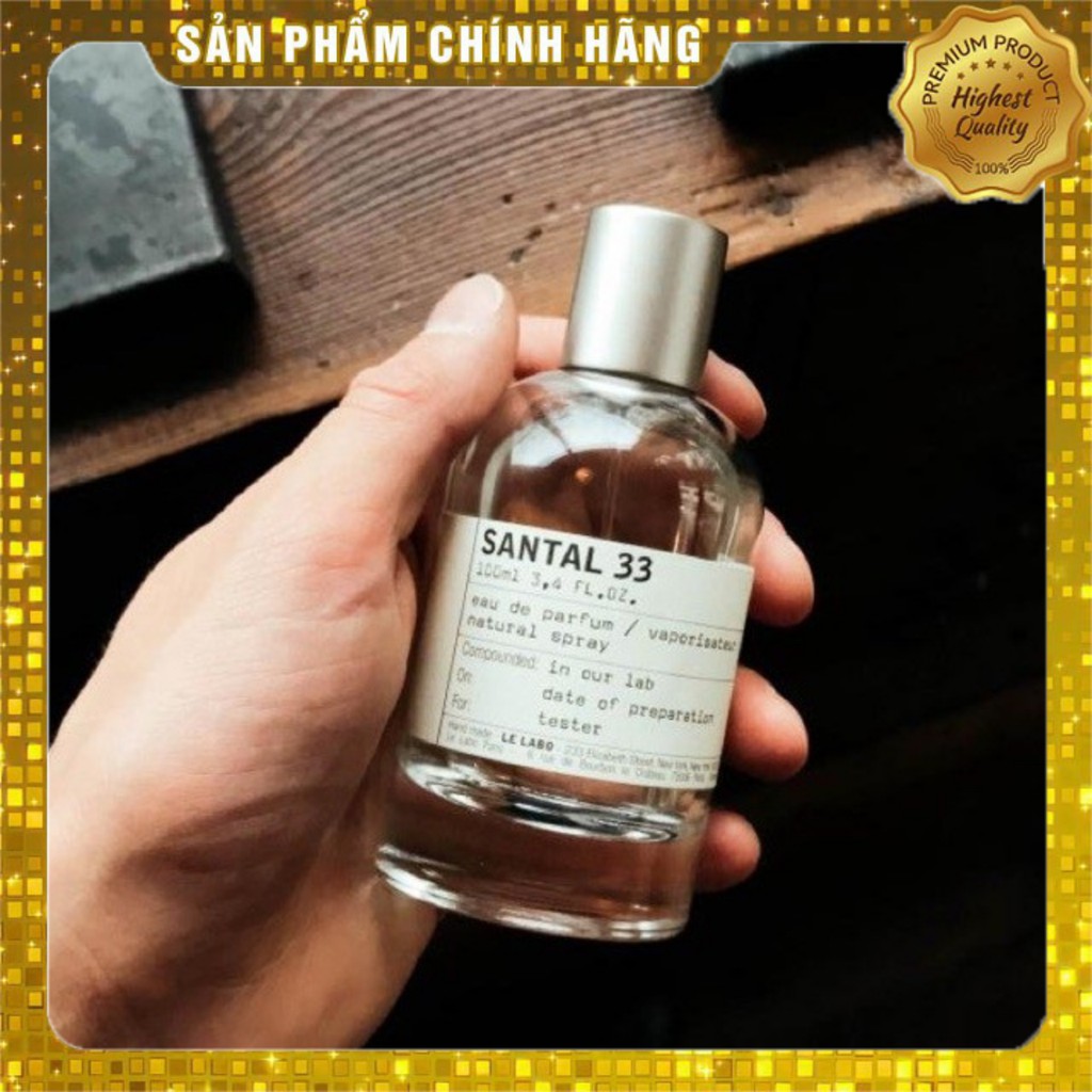 [Nước hoa Unisex 10ml] Le Labo Santal 33 EDP Mẫu thử 10ml (Gỗ đàn hương, tuyết tùng, bạch đậu khấu, hoa violet,...) | BigBuy360 - bigbuy360.vn