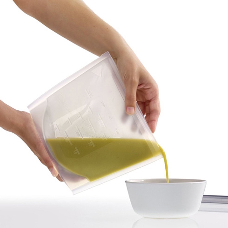 Aoto Túi Silicone Hút Chân Không Đựng Thực Phẩm Tái Sử Dụng Được