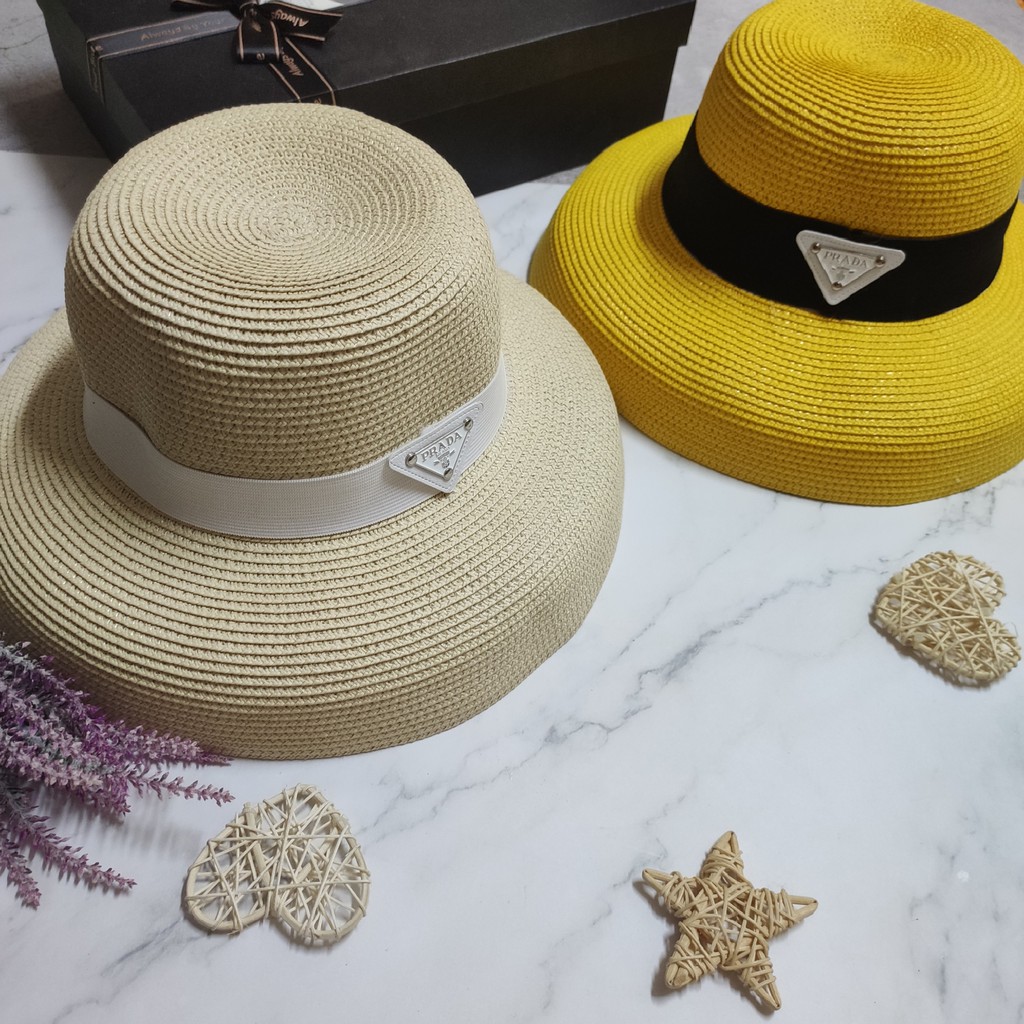 Mũ cói đi biển nữ Gaucho lồng đèn tiểu thư cao cấp, Nón cói đi biển nữ Gaucho lồng đèn tiểu thư cao 