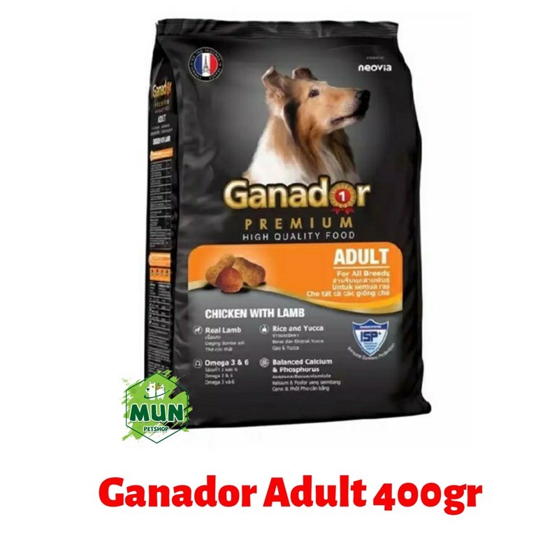 Thức ăn hạt cho chó Ganador Adult 400gr