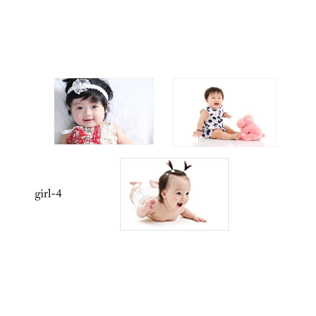 DEAL SỐC - Combo 3 tranh dán bé sơ sinh cho mẹ bầu ngắm