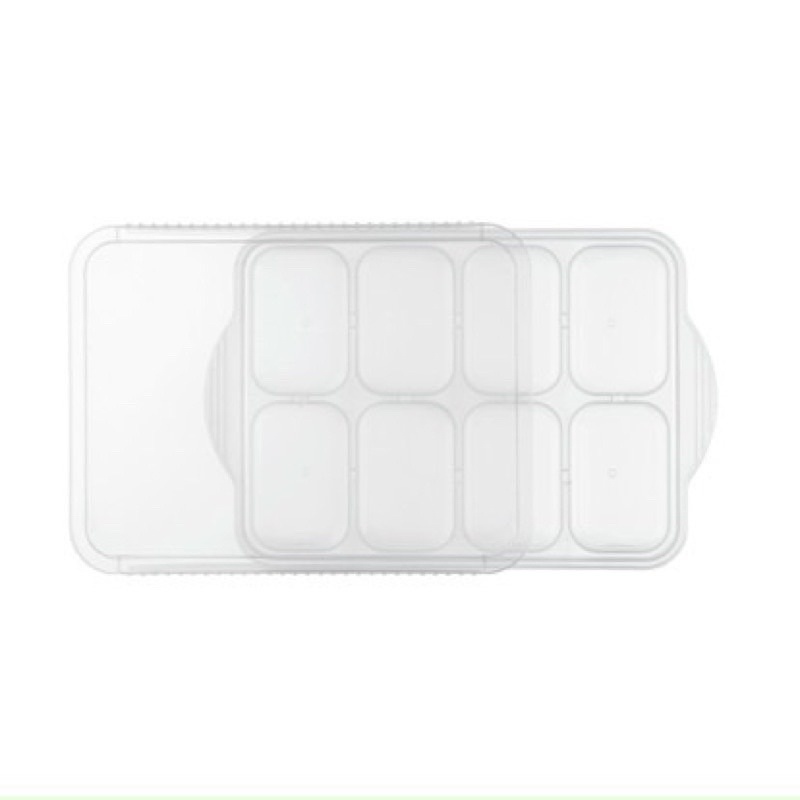 Khay trữ đông đồ ăn dặm cho bé, khay bảo quản đồ ăn dặm Inochi có nắp đậy an toàn vệ sinh tiện lợi