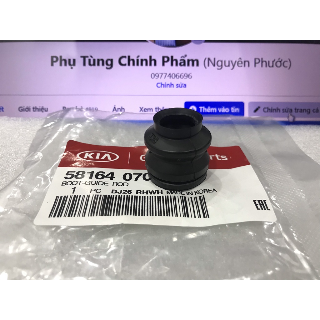 Cao su ắc phanh xịn chính hãng Kia Morning 2005 - 2018  5816407000