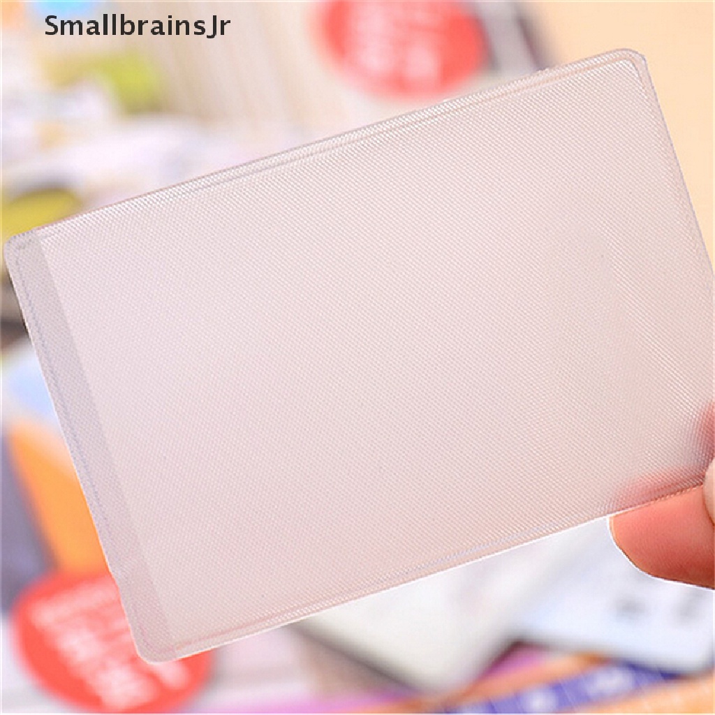 Set 10 bao đựng thẻ tín dụng/ danh thiếp chất liệu PVC trong suốt