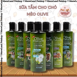 Sữa tắm chó mèo - sữa tắm Olive Essence - 450ml/chai