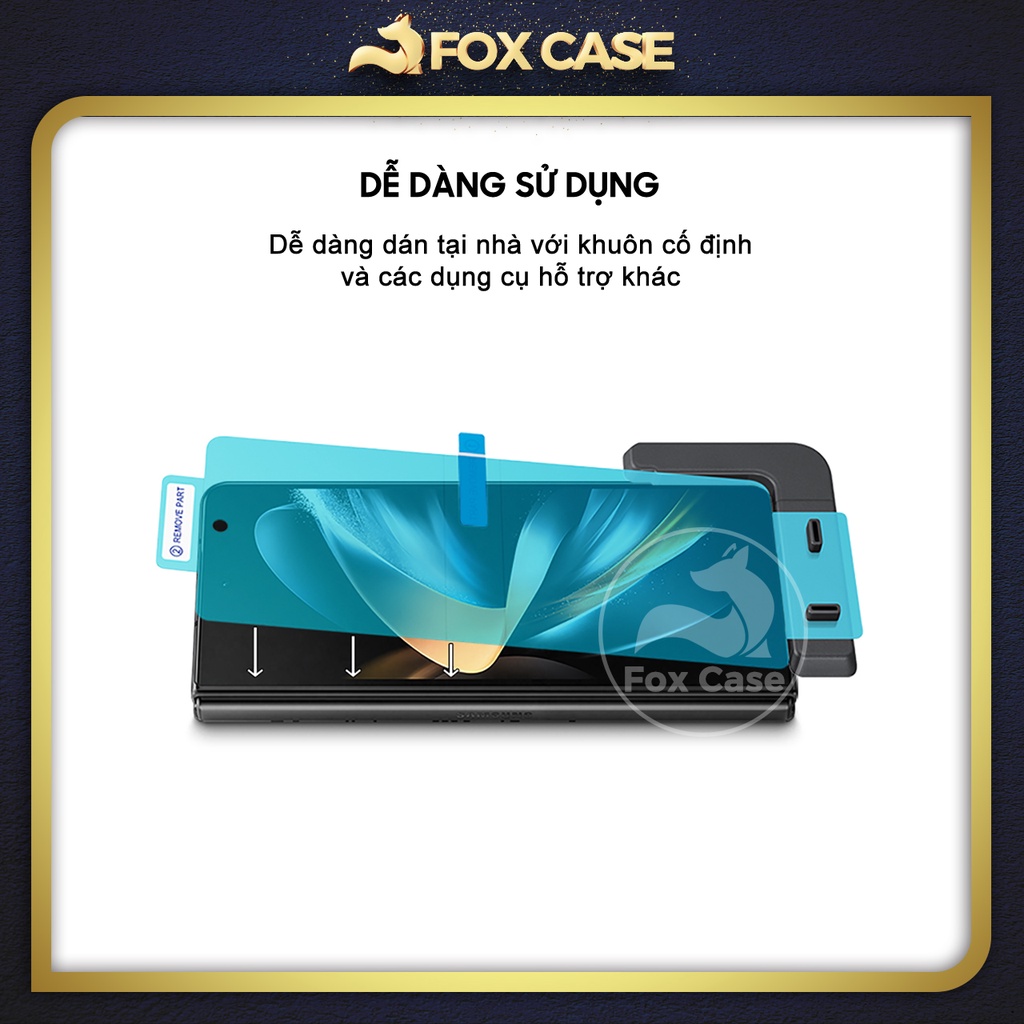 Bộ dán màn hình Z Fold 5, Z Fold 4, Z Fold5, Z Fold4 chính hãng, có bán lẻ 1 miếng - Fox Case