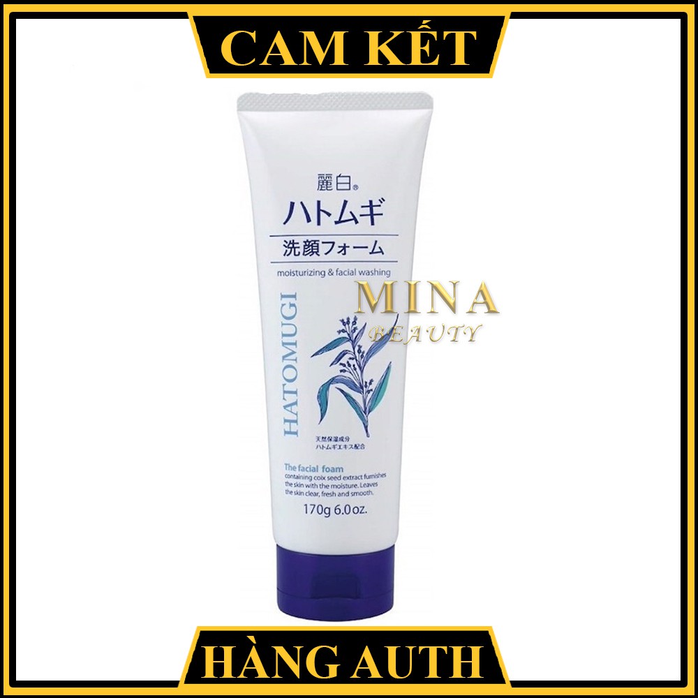 Sữa Rửa Mặt  Sữa Rửa Mặt Hatomugi Naturie Hạt Ý Dĩ 130g Nhật Bản