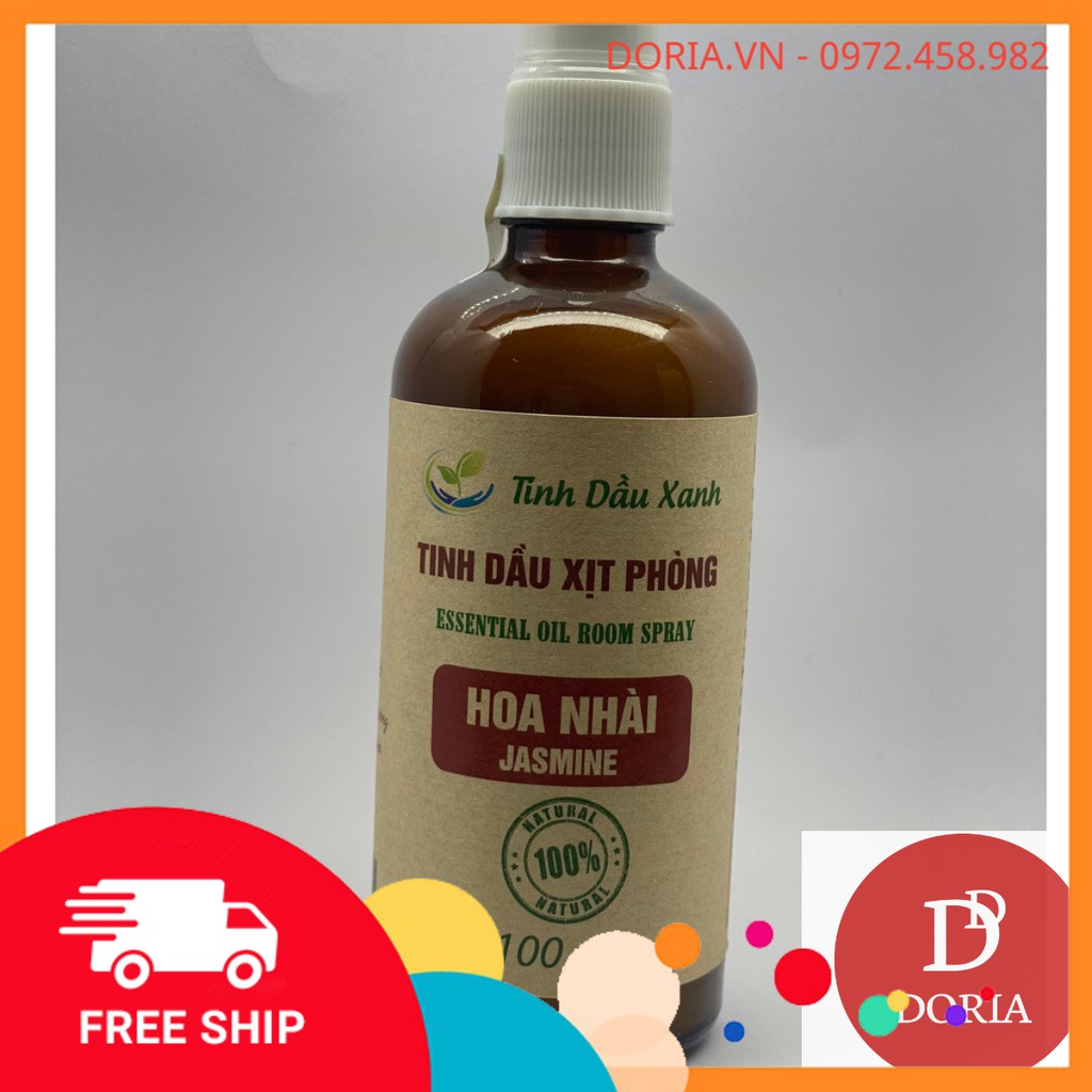 Tinh dầu xịt phòng ✔️FREESHIP 50K ✔️Hương Hoa Nhài 100ml Công nhệ nhật bản T07