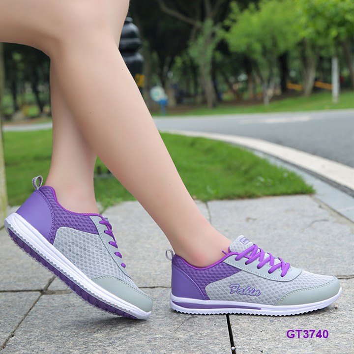 👟 Giày thể thao nữ phối tím êm chân và siêu nhẹ - GT3740