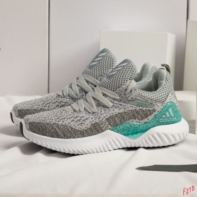 [Full box] Giầy thể thao alphabounce xám phối xanh nam nữ