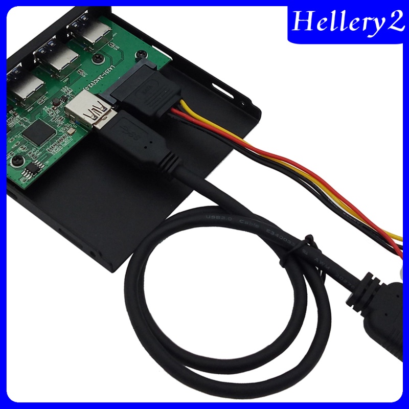 [HELLERY2] USB 3.0 3.5&quot; 4-Port Interface Hub Front Panel Hub Expansion Board Card 6Gbps