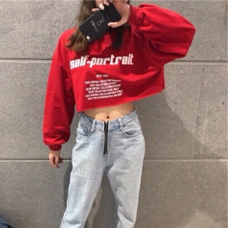 Áo croptop dài tay