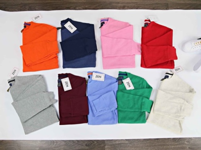Long Tee  Thun Tổ Ong P.o.l.o Basic