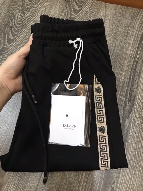 Quần jogger nữ Ver sace cao cấp hàng Quảng Châu (ảnh thật) | BigBuy360 - bigbuy360.vn
