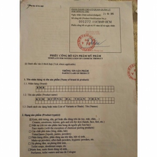 (2024) 15 CHAI KEM DƯỠNG THỂ TOÀN THÂN (Body Lotion) BMB COCONUT
