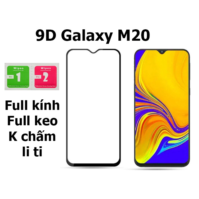 [Freeship đơn từ 50k] Kính cường lực full màn hình Galaxy M20