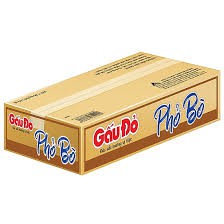 Thùng 30 Gói Phở Gấu Đỏ Vị Bò