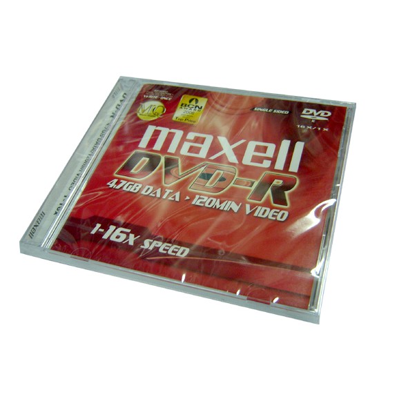 1 chiếc. Đĩa DVD Maxell (loại hộp). Đĩa trắng
