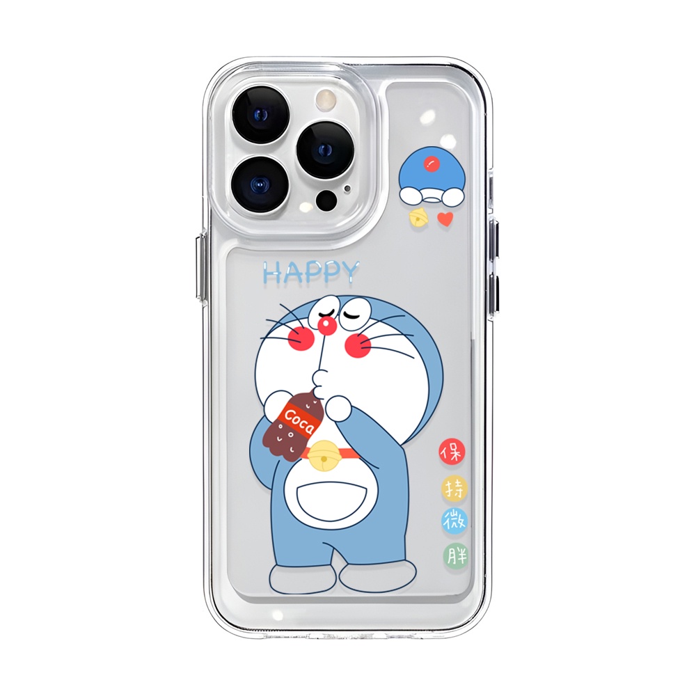 Ốp Điện Thoại Trong Suốt Hình Doraemon Cho iphone 14 Plus 11 13promax 12 7Plus X XS Max 7 8 SE 2020