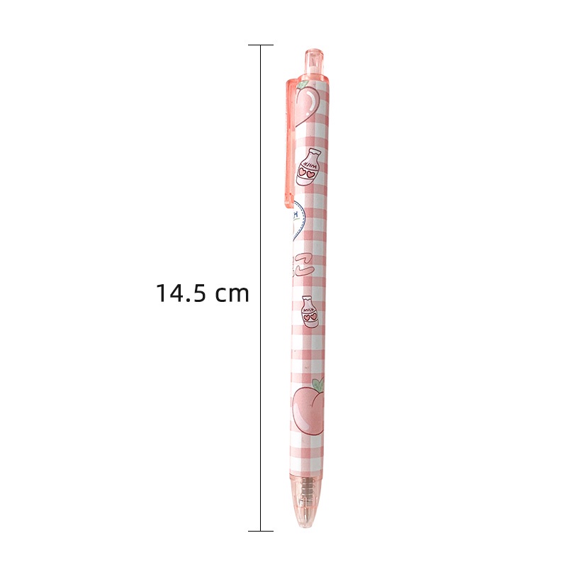 1 Bút mực gel đen dễ thương mẫu ngẫu nhiên dùng viết bài tiện dụng