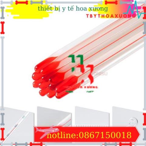 [Combo 20 cái ] Nhiệt Kế Thủy Ngân 200 Độ - Cây Đo Nhiệt Độ Nước