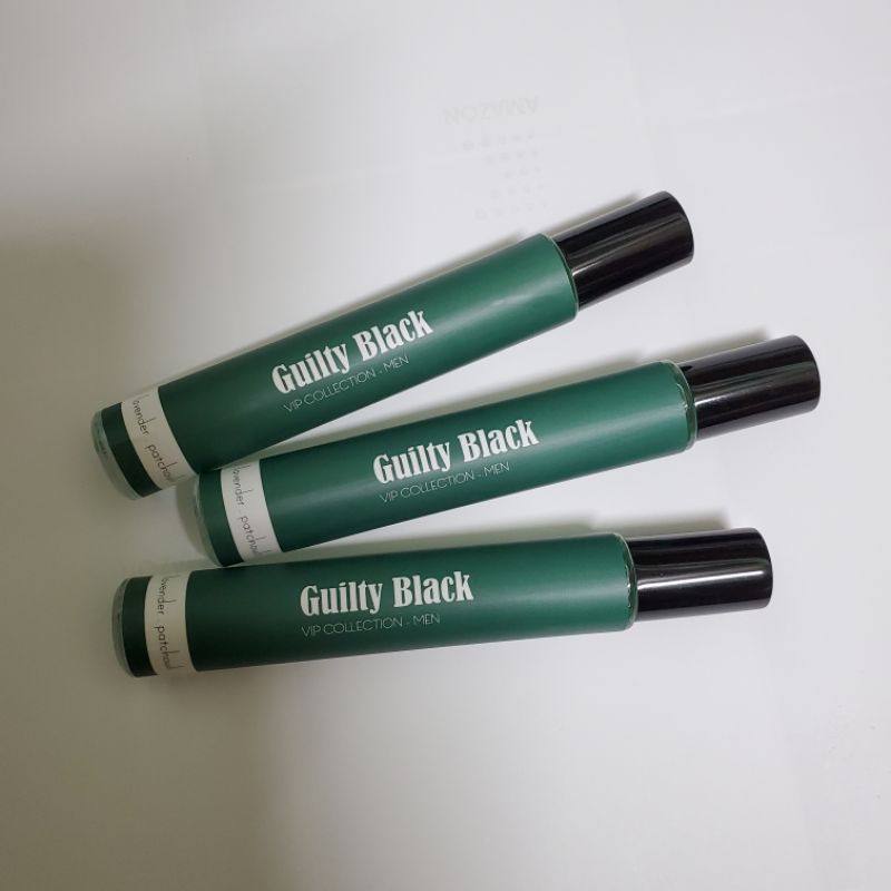 Tinh dầu nước hoa nam Guity Black 12ml, Tươi mát, lịch lãm - Dạng lăn/xịt